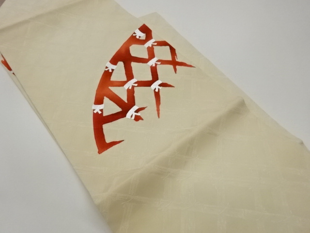 JAPANESE NAGOYA OBI / GINSAI / ABSTRACT
